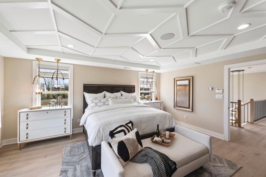 The Grove Upper Saddle River Townhouse Model Primary Bedroom